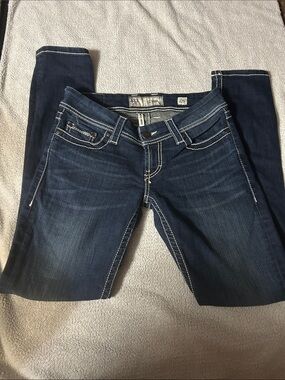 BKE Denim Stella Blue Ankle Skinny Jeans